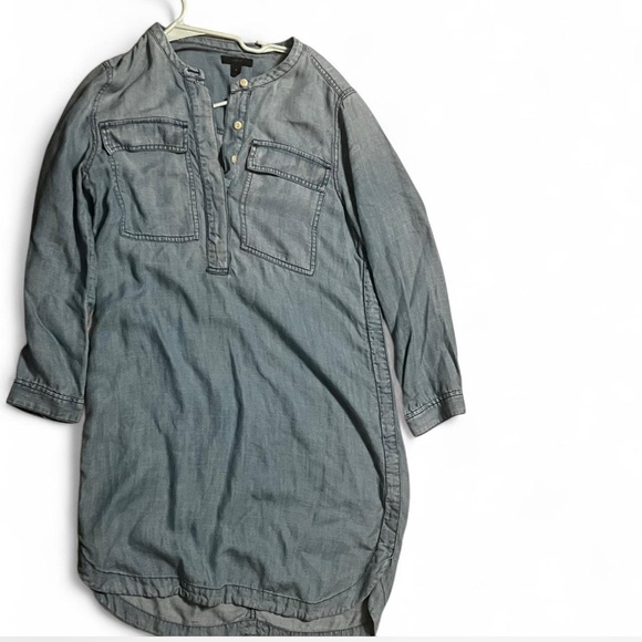 J. Crew Denim Blue Dress - Picture 1 of 1